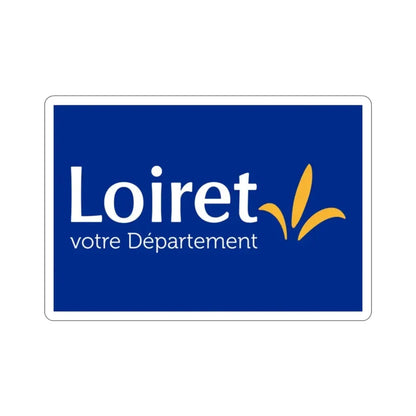 Flag of Loiret France STICKER Vinyl Die-Cut Decal - The Sticker Space