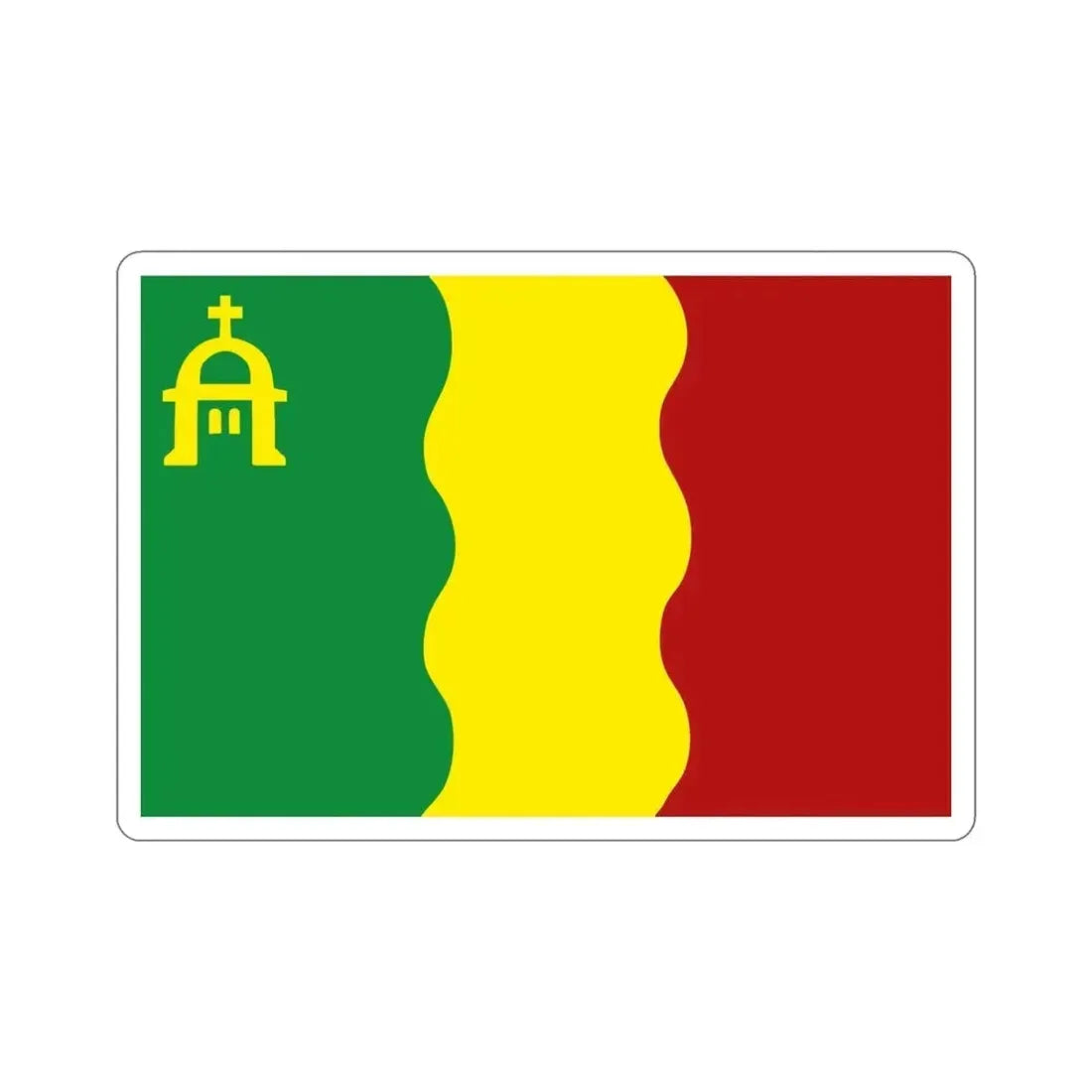 Flag of Loiza Puerto Rico STICKER Vinyl Die-Cut Decal - The Sticker Space