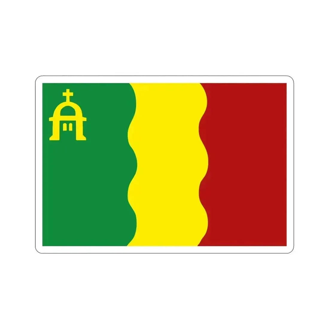 Flag of Loiza Puerto Rico STICKER Vinyl Die-Cut Decal - The Sticker Space