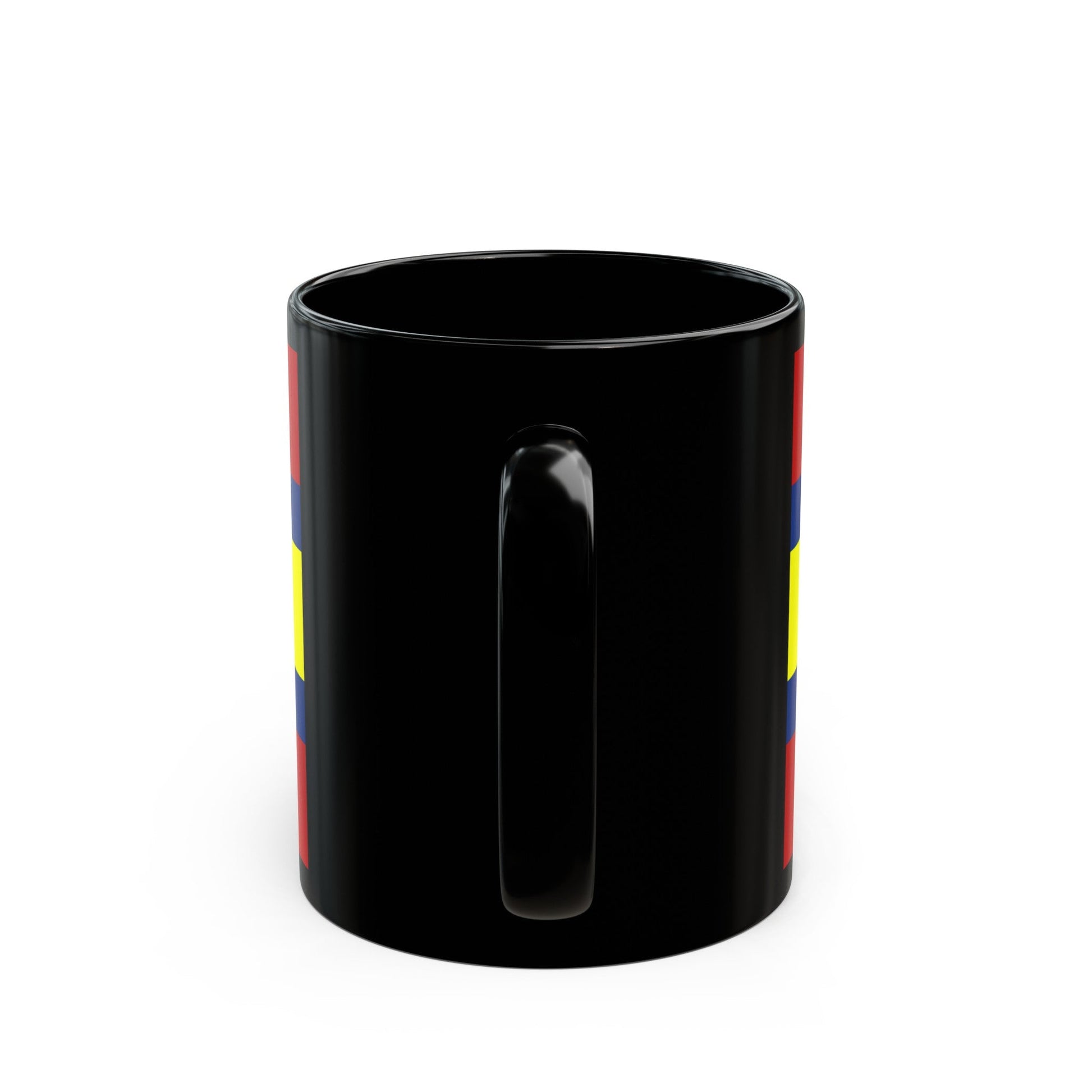 Flag of Loja Ecuador - Black Coffee Mug-The Sticker Space