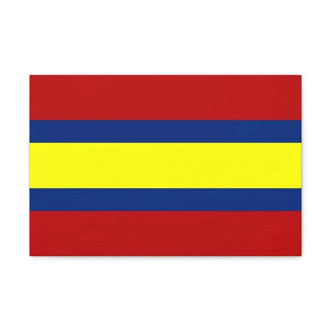 Flag of Loja Ecuador - Canvas Wall Art 18″ x 12″ 1.25" - The Sticker Space
