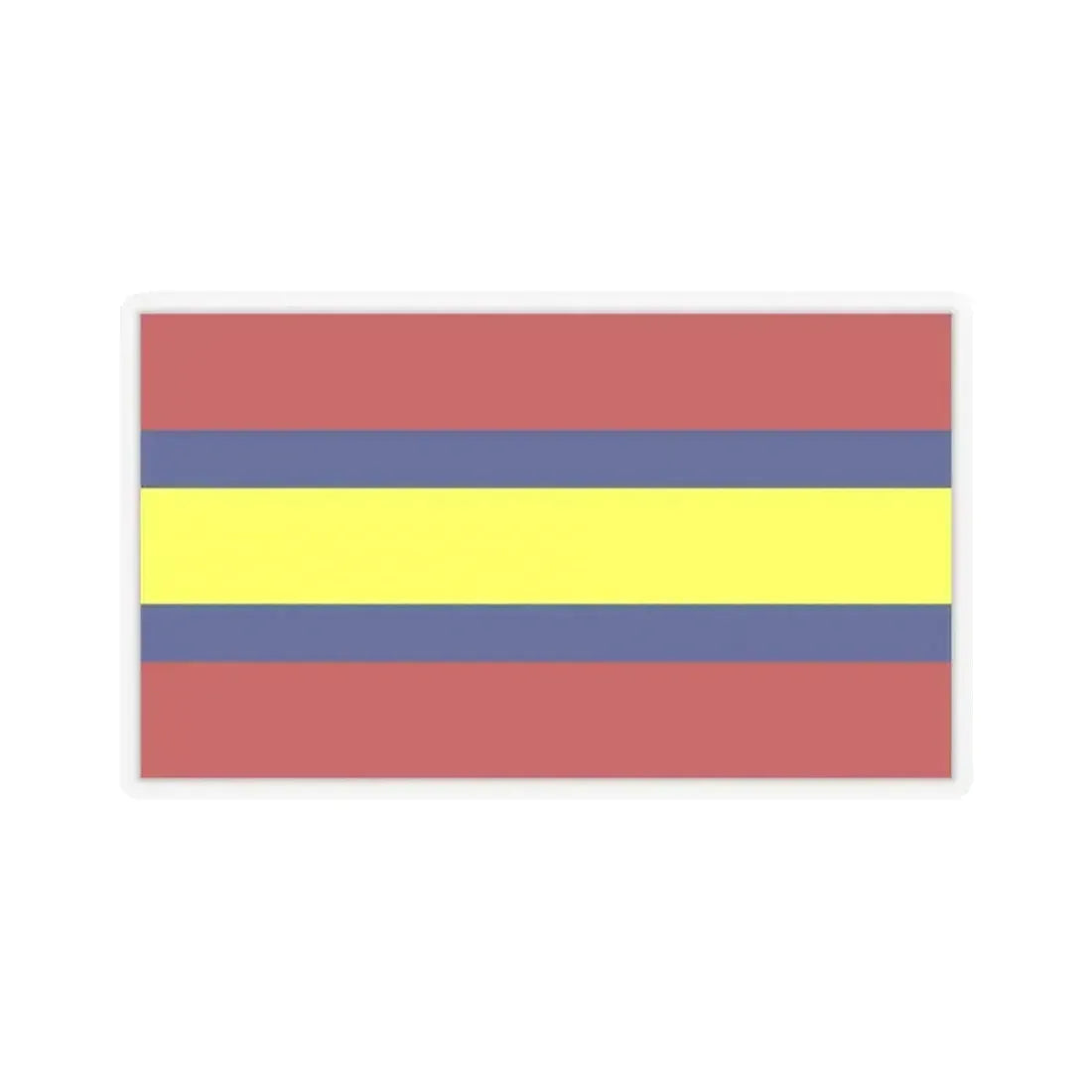 Flag of Loja Ecuador - STICKER Vinyl Kiss-Cut Decal 3 Inch Transparent - The Sticker Space