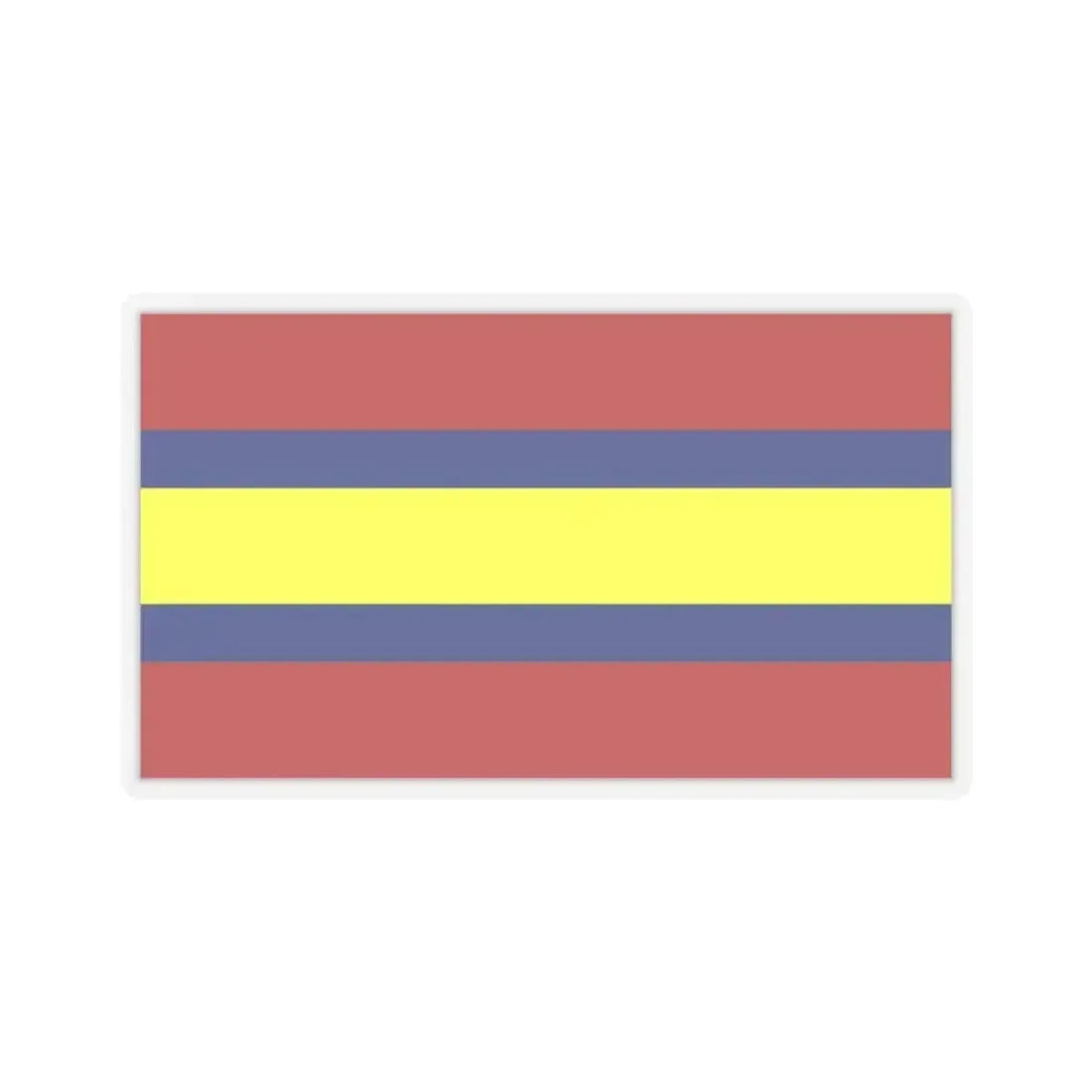 Flag of Loja Ecuador - STICKER Vinyl Kiss-Cut Decal 4 Inch Transparent - The Sticker Space