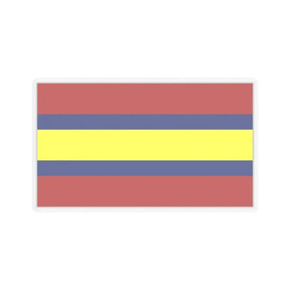 Flag of Loja Ecuador - STICKER Vinyl Kiss-Cut Decal 6 Inch Transparent - The Sticker Space