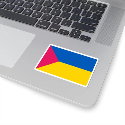 Flag of Lokhvytsia raion (Ukraine) STICKER Vinyl Kiss-Cut Decal - The Sticker Space