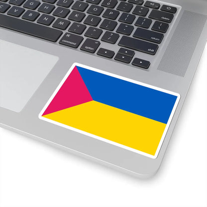Flag of Lokhvytsia raion (Ukraine) STICKER Vinyl Kiss-Cut Decal - The Sticker Space