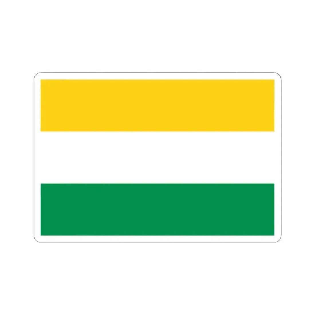 Flag of Lomas de Sargentillo (Ecuador) STICKER Vinyl Kiss-Cut Decal 2 Inch White - The Sticker Space