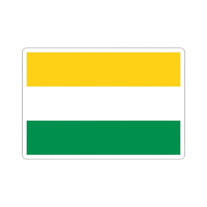 Flag of Lomas de Sargentillo (Ecuador) STICKER Vinyl Kiss-Cut Decal 4 Inch White - The Sticker Space