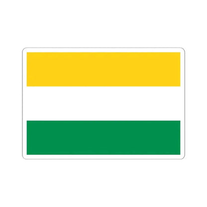 Flag of Lomas de Sargentillo (Ecuador) STICKER Vinyl Kiss-Cut Decal 6 Inch White - The Sticker Space