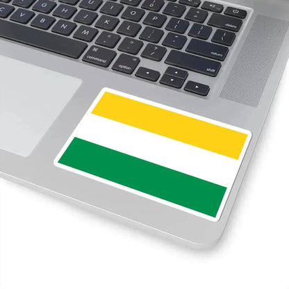 Flag of Lomas de Sargentillo (Ecuador) STICKER Vinyl Kiss-Cut Decal - The Sticker Space