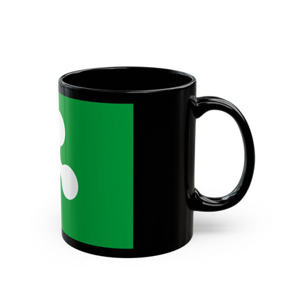 Flag of Lombardy Italy - Black Coffee Mug-The Sticker Space