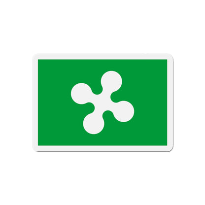 Flag of Lombardy Italy - Die-Cut Magnet-6 × 6"-The Sticker Space