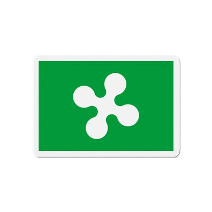 Flag of Lombardy Italy - Refrigerator Magnet 5 Inch - The Sticker Space