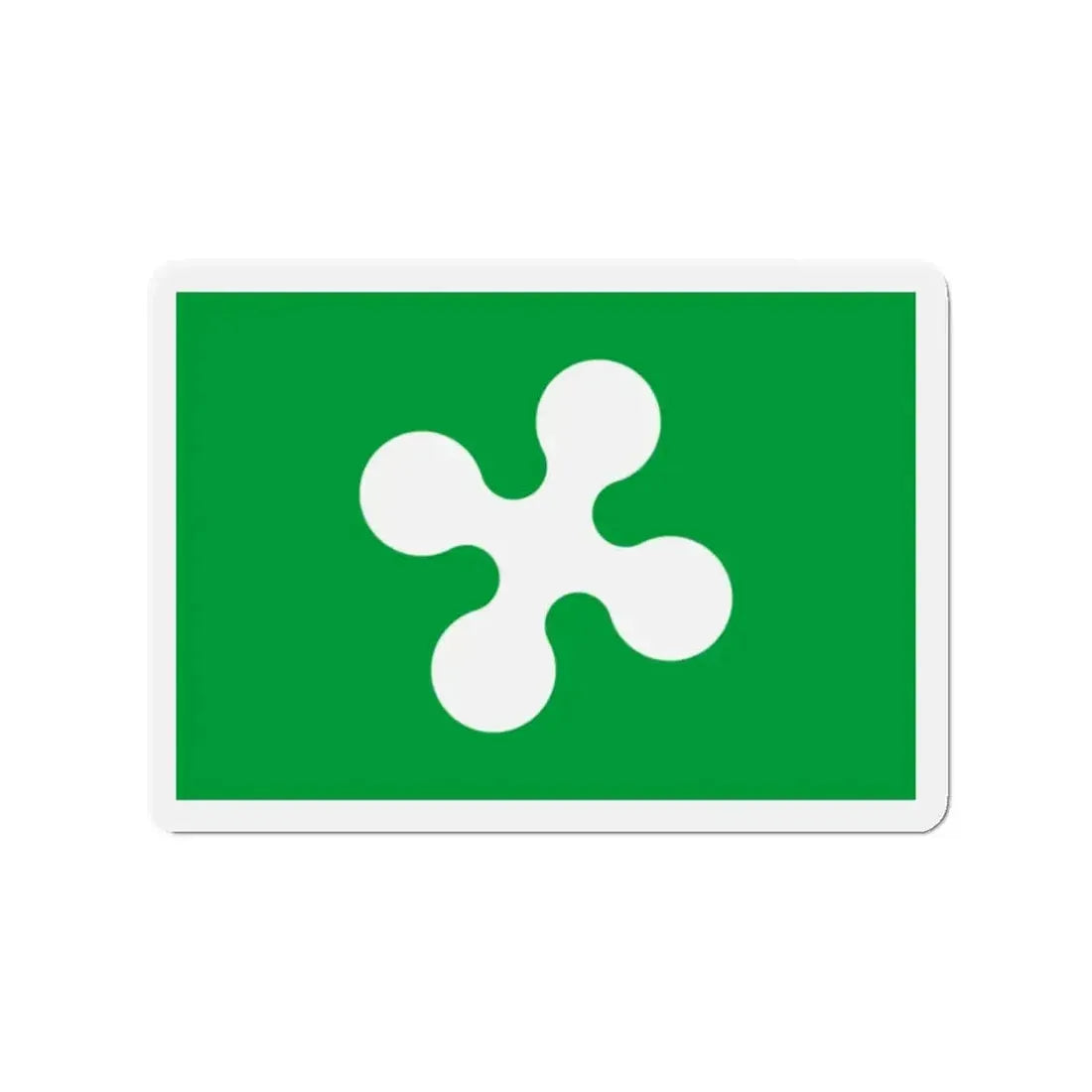 Flag of Lombardy Italy - Refrigerator Magnet - The Sticker Space