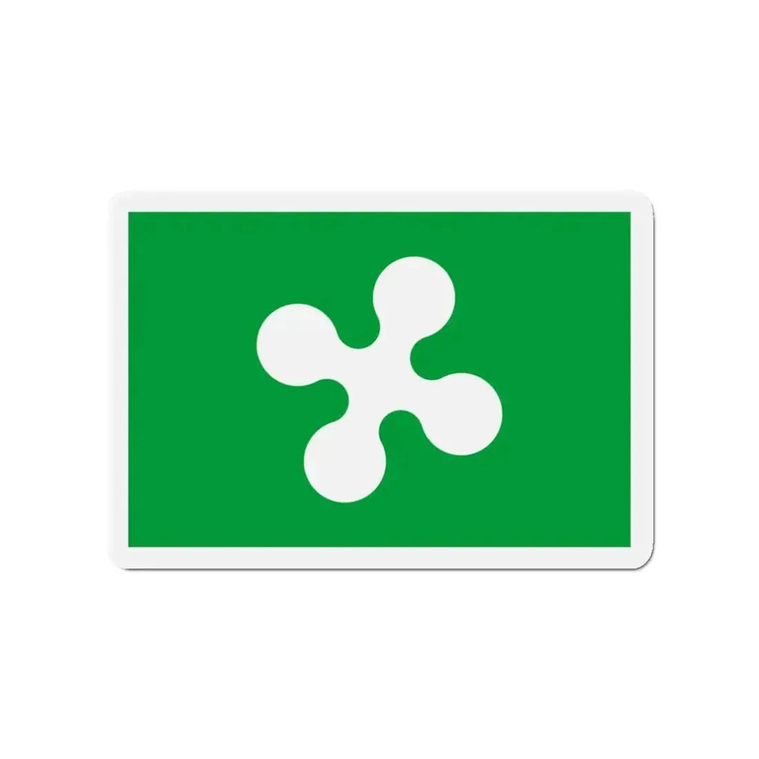 Flag of Lombardy Italy - Refrigerator Magnet - The Sticker Space