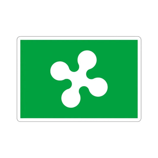 Flag of Lombardy Italy STICKER Vinyl Die-Cut Decal 6 Inch - The Sticker Space
