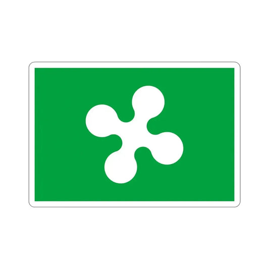 Flag of Lombardy Italy STICKER Vinyl Die-Cut Decal 6 Inch - The Sticker Space