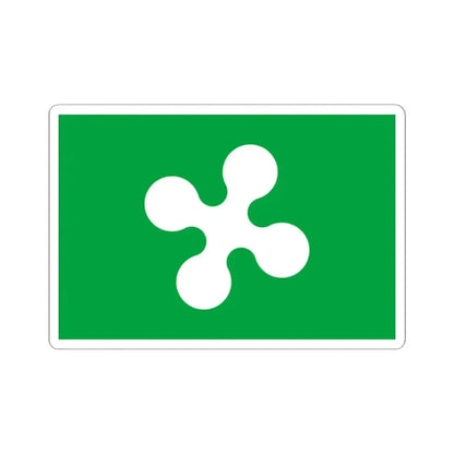 Flag of Lombardy Italy - STICKER Vinyl Kiss-Cut Decal 2 Inch White - The Sticker Space