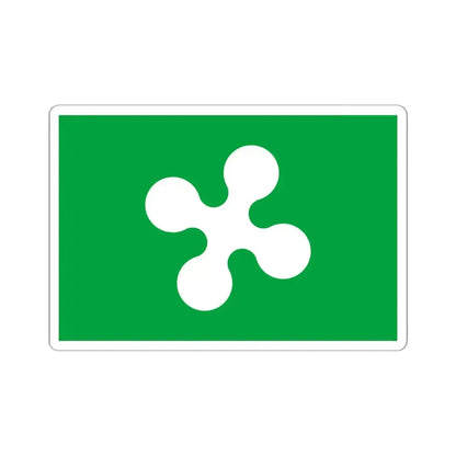 Flag of Lombardy Italy - STICKER Vinyl Kiss-Cut Decal 6 Inch White - The Sticker Space