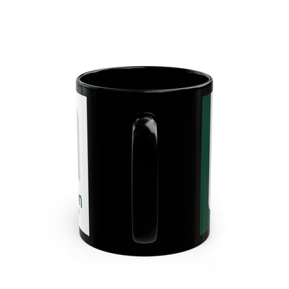 Flag of London Ontario Canada - Black Coffee Mug-The Sticker Space