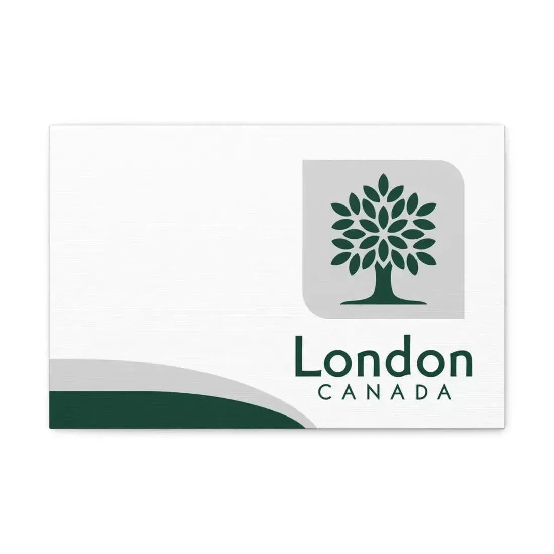 Flag of London Ontario Canada - Canvas Wall Art 18″ x 12″ 1.25" - The Sticker Space