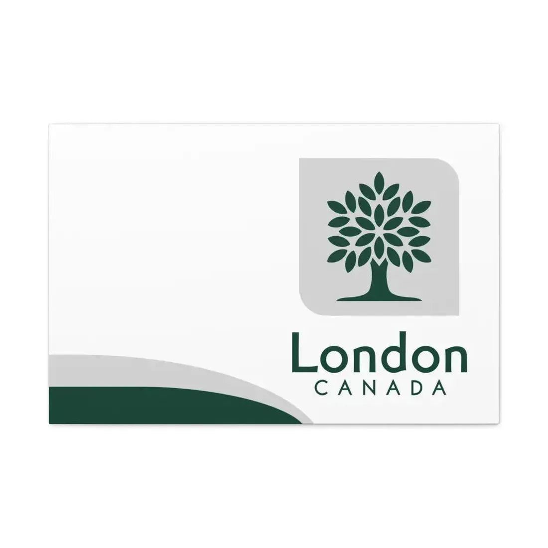 Flag of London Ontario Canada - Canvas Wall Art 30" x 20" 1.25" - The Sticker Space