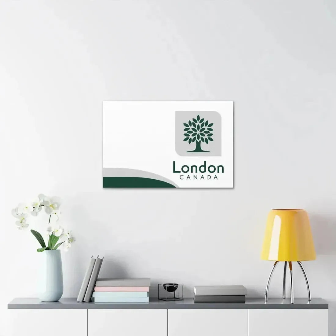 Flag of London Ontario Canada - Canvas Wall Art - The Sticker Space