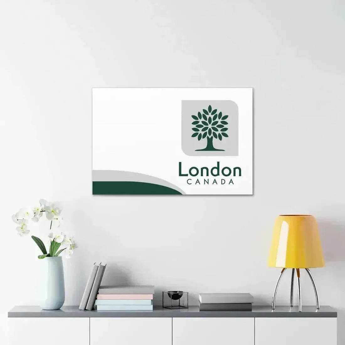 Flag of London Ontario Canada - Canvas Wall Art - The Sticker Space