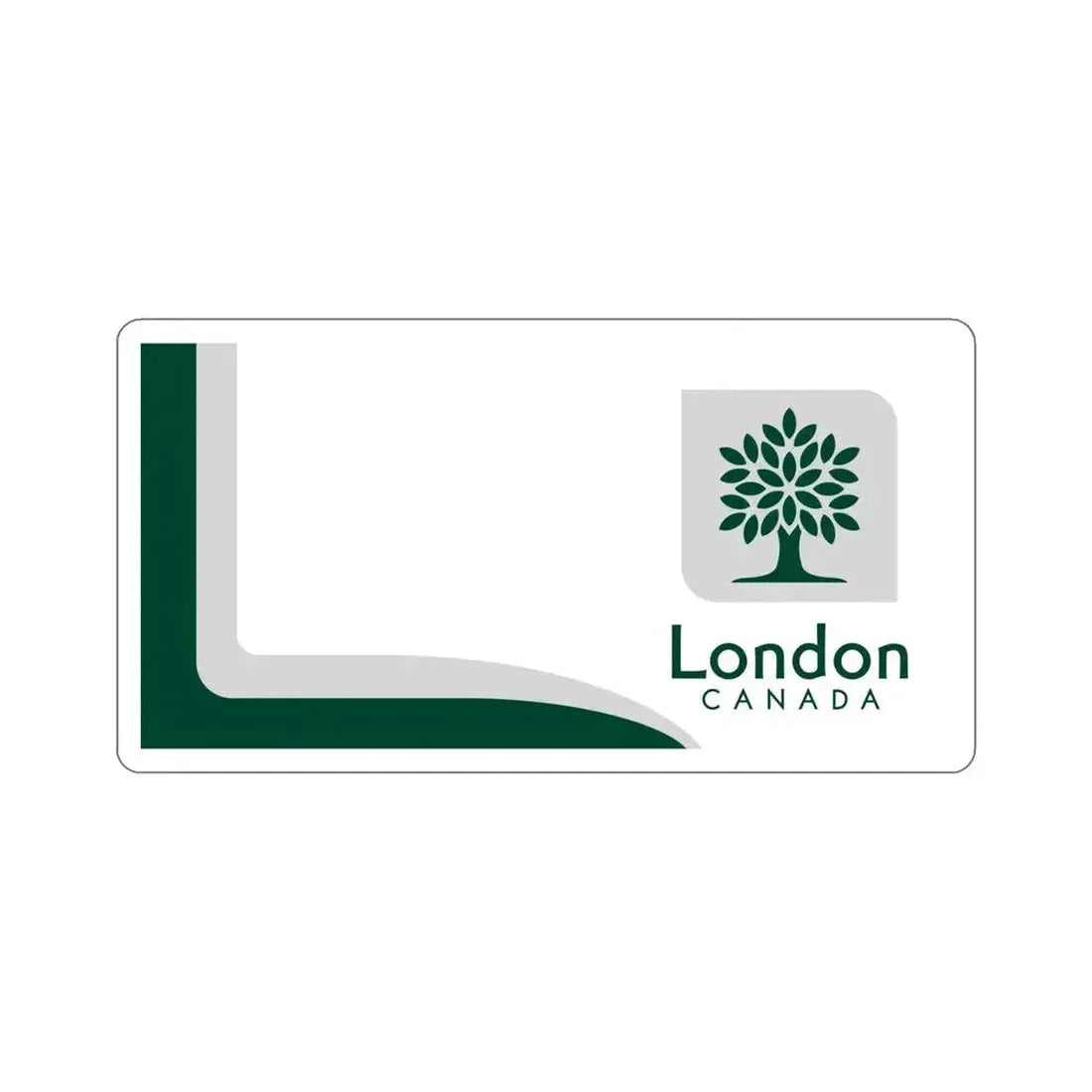 Flag of London Ontario Canada STICKER Vinyl Die-Cut Decal 6 Inch - The Sticker Space