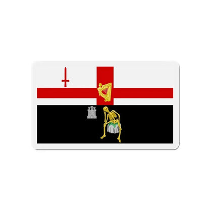 Flag of Londonderry Ireland - Refrigerator Magnet 4 Inch - The Sticker Space