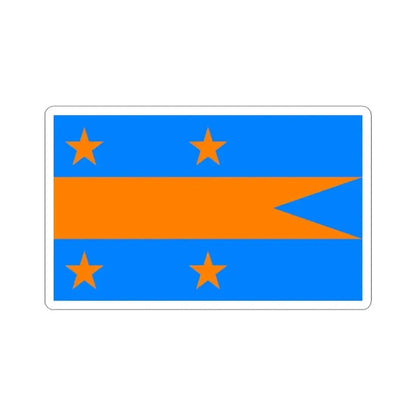 Flag of Long Island (United States) STICKER Vinyl Kiss-Cut Decal 3 Inch White - The Sticker Space