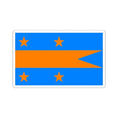 Flag of Long Island (United States) STICKER Vinyl Kiss-Cut Decal 4 Inch White - The Sticker Space