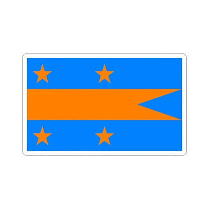 Flag of Long Island (United States) STICKER Vinyl Kiss-Cut Decal 6 Inch White - The Sticker Space