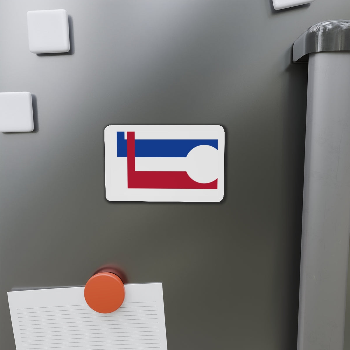 Flag of Longmont Colorado - Die-Cut Magnet-The Sticker Space