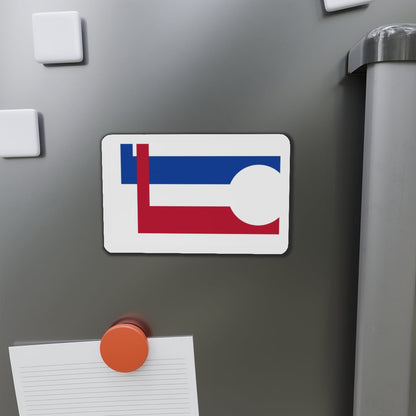 Flag of Longmont Colorado - Die-Cut Magnet-The Sticker Space