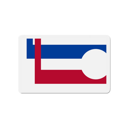 Flag of Longmont Colorado - Die-Cut Magnet-3" x 3"-The Sticker Space