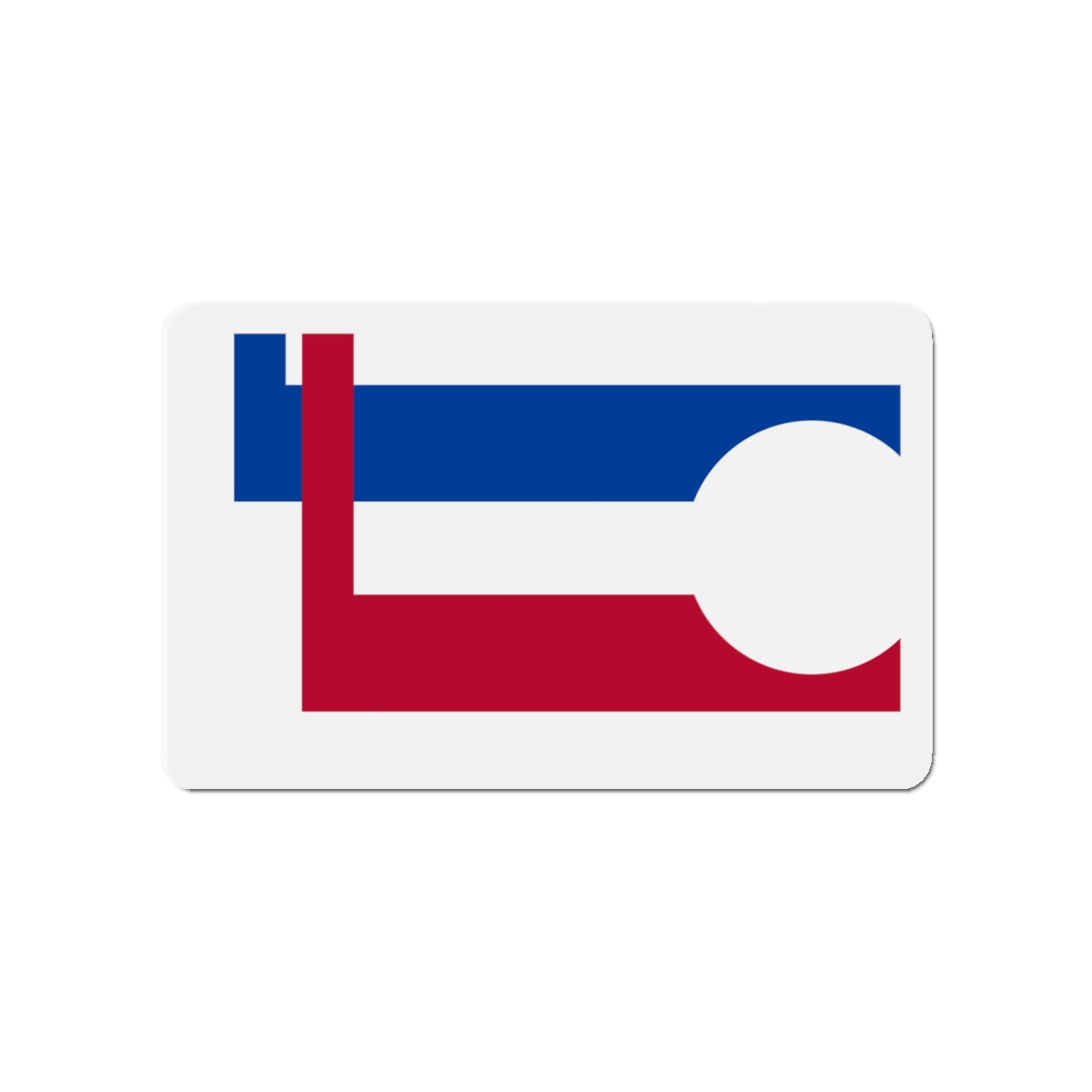 Flag of Longmont Colorado - Die-Cut Magnet-4" x 4"-The Sticker Space