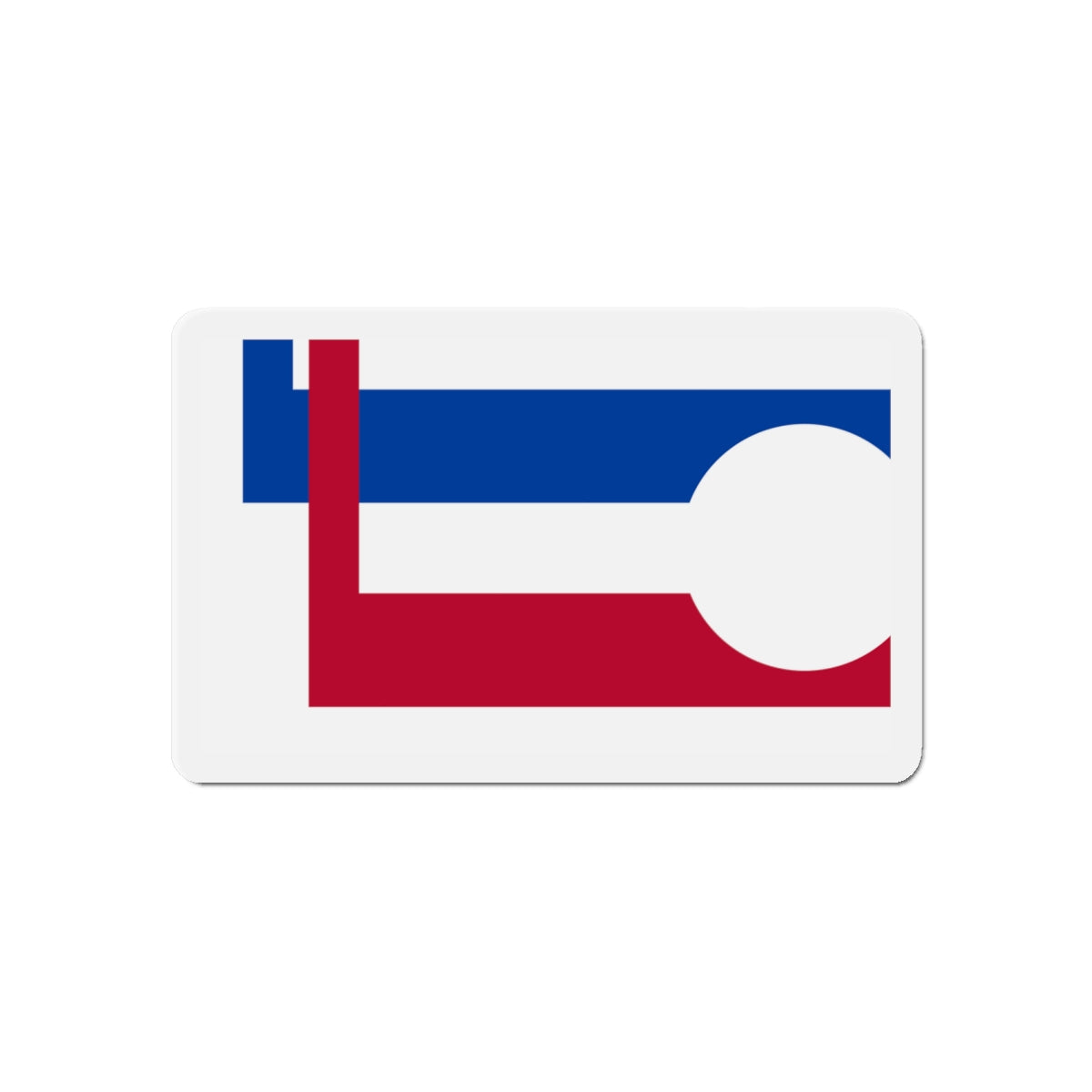 Flag of Longmont Colorado - Die-Cut Magnet-6 × 6"-The Sticker Space