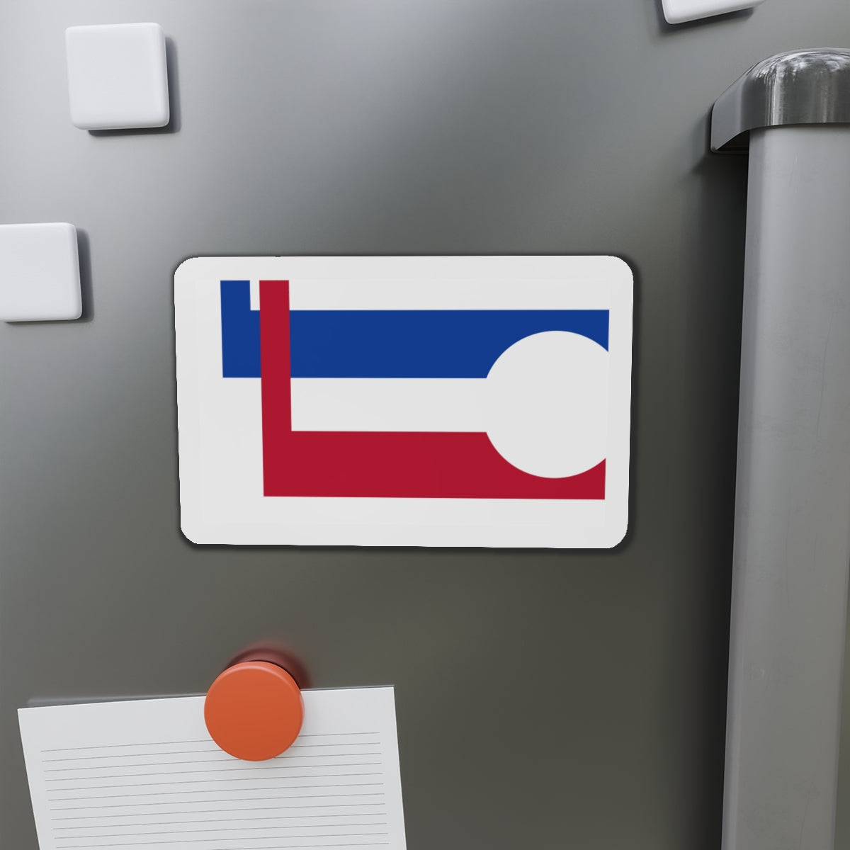 Flag of Longmont Colorado - Die-Cut Magnet-The Sticker Space