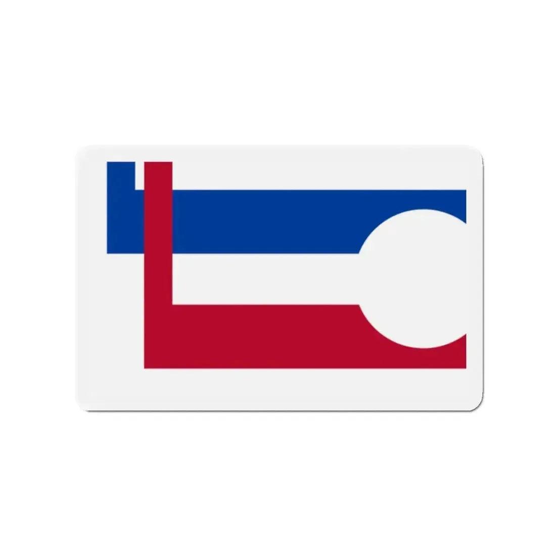 Flag of Longmont Colorado - Refrigerator Magnet - The Sticker Space