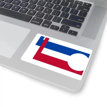 Flag of Longmont Colorado (United States) STICKER Vinyl Kiss-Cut Decal - The Sticker Space