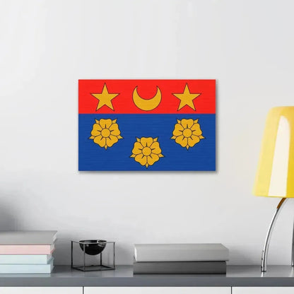 Flag of Longueuil Quebec Canada - Canvas Wall Art - The Sticker Space
