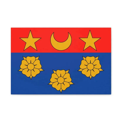 Flag of Longueuil Quebec Canada - Canvas Wall Art - The Sticker Space