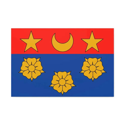 Flag of Longueuil Quebec Canada - Canvas Wall Art - The Sticker Space