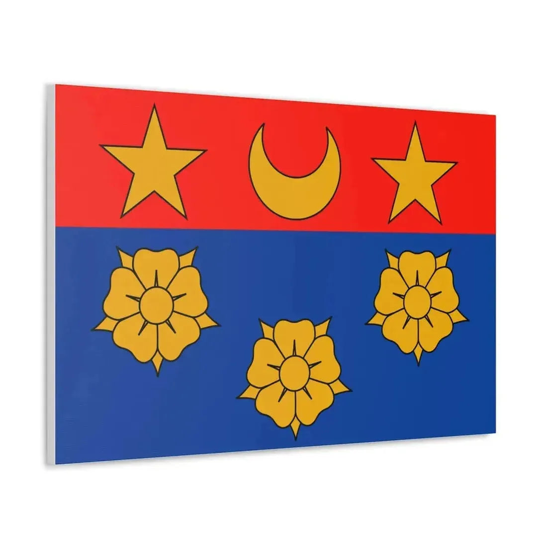 Flag of Longueuil Quebec Canada - Canvas Wall Art - The Sticker Space