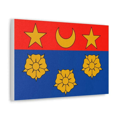 Flag of Longueuil Quebec Canada - Canvas Wall Art - The Sticker Space