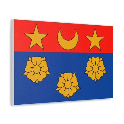 Flag of Longueuil Quebec Canada - Canvas Wall Art - The Sticker Space
