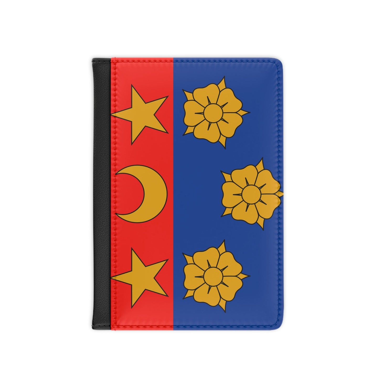 Flag of Longueuil Quebec Canada - Passport Holder-3.9" x 5.8"-The Sticker Space