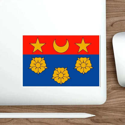 Flag of Longueuil Quebec Canada STICKER Vinyl Die-Cut Decal - The Sticker Space