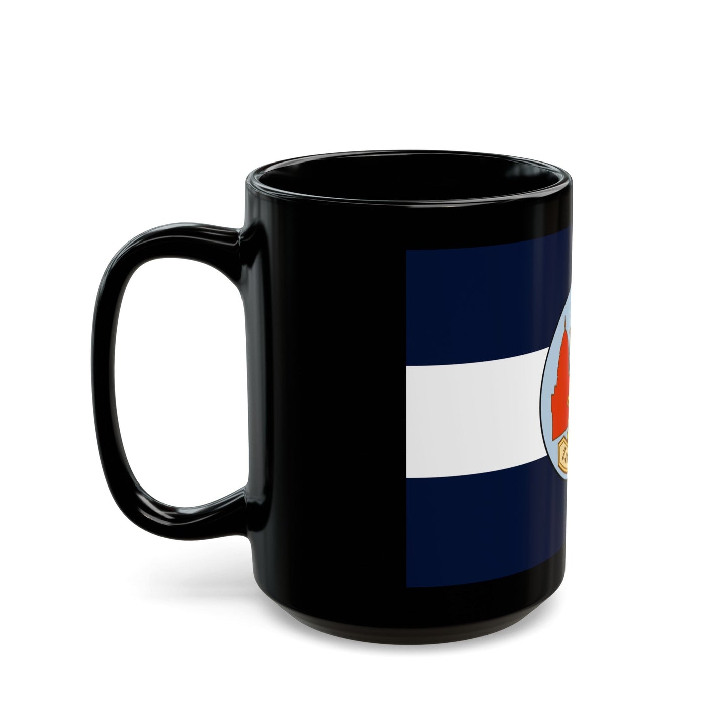 Flag of Lop Buri Province Thailand - Black Coffee Mug-The Sticker Space